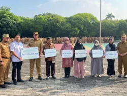 BPJS Ketenagakerjaan Cabang Bekasi Kota Santuni Dua Pekerja Korban Kebakaran SPBE Cimuning