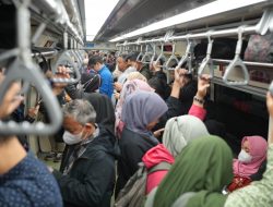 Penumpang LRT dari Bekasi Melonjak