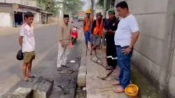 Lurah Cikiwul Setop Proyek Galian Bodong