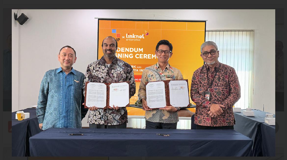 Linknet Kelola Jaringan Utama di Kawasan EJIP