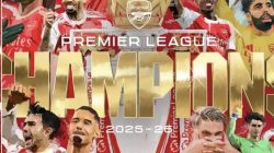Penantian 22 Tahun Berakhir! Arsenal Resmi Juara Liga Inggris Usai Manchester City Terpeleset di Markas Bournemouth