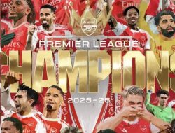 Penantian 22 Tahun Berakhir! Arsenal Resmi Juara Liga Inggris Usai Manchester City Terpeleset di Markas Bournemouth