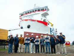 Perkuat Logistik Indonesia Timur, Alfa Trans Raya Luncurkan Container Vessel Kapasitas Terbesar