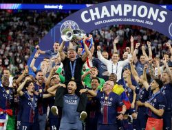 Dramatis, PSG Jawara Liga Champions Usai Tekuk Arsenal
