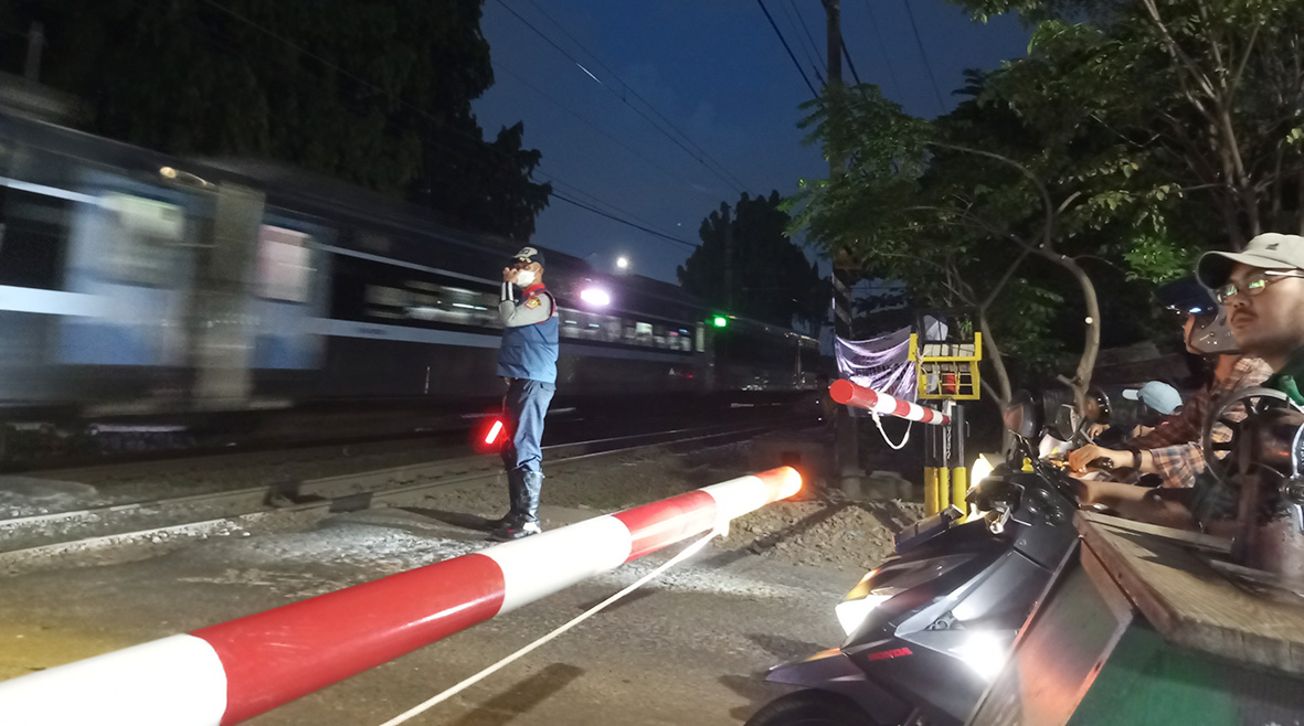 Perlintasan Bulak Kapal Bakal Dipasang Palang Pintu Otomatis
