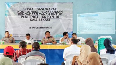 1.847 Bidang Tanah Akan Dibebaskan untuk Proyek Pengendalian Banjir Kali Bekasi