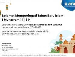 Jadwal Operasional BCA pada Libur Tahun Baru Islam 2026
