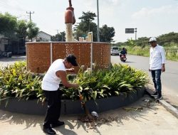 Disperkimtan Kabupaten Bekasi Tata Taman Median Kalimalang