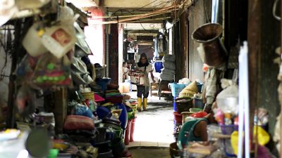 Bangunan Pasar Cikarang Rawan Ambruk