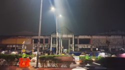 Disperkimtan Kabupaten Bekasi Perbaiki PJU Kawasan Pasar Cikarang