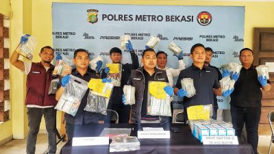Polres Metro Bekasi Bongkar Jaringan Tramadol, Pelaku Pasarkan via Medsos