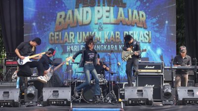 23 Grup Band Pelajar Meriahkan Peringatan Hari Bhayangkara di Gedung Juang
