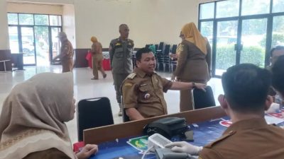 Aparatur Kecamatan Jatisampurna Wajib Cek Kesehatan Tiap Bulan