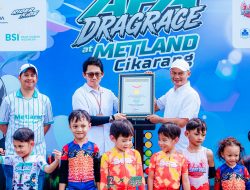 Metland Cikarang Kembali Raih Rekor MURI lewat Dragrace Pushbike 