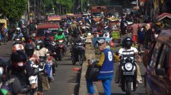 Kawasan Pasar Baru Dijaga Satpol PP Tiap Hari