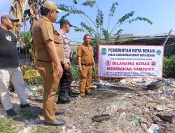 Gerak Cepat! Kecamatan Bekasi Utara Hentikan Pembakaran Sampah Liar di Teluk Pucung