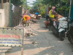 Kelurahan Margamulya Perketat Pengawasan Pembangunan Drainase