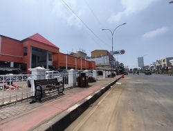 Wajah Baru Pasar Cikarang: Dinding Oranye, Pedestrian Mirip Jalan Braga