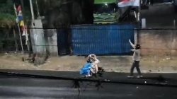 Jalan Raya Narogong Licin, 15 Motor Terjatuh