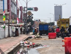 Wajah Baru Pasar Cikarang Belum Bebas dari Tumpukan Sampah