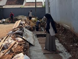 Anggota DPRD Kota Bekasi Ii Marlina Kawal Realisasi Pembangunan Saluran Air di Jatiluhur