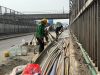 Trotoar Caman Raya Mulai Mulai Dibenahi