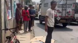 Bocah Pengayuh Sepeda Meninggal Kecelakaan dengan Truk di Bantargebang