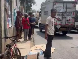 Bocah Pengayuh Sepeda Meninggal Kecelakaan dengan Truk di Bantargebang