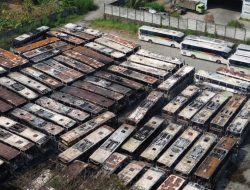Penyebab Kebakaran 50 Bus Sinar Jaya di Cikarang Tunggu Hasil Puslabfor