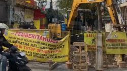 Jalan Ratna Jatikramat Ditutup Sementara, Ada Perbaikan 