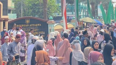 Jemaah Tumpah Ruah Hadiri Maulid Nabi Muhammad SAW di Masjid Jami’ Attaqwa Babelan