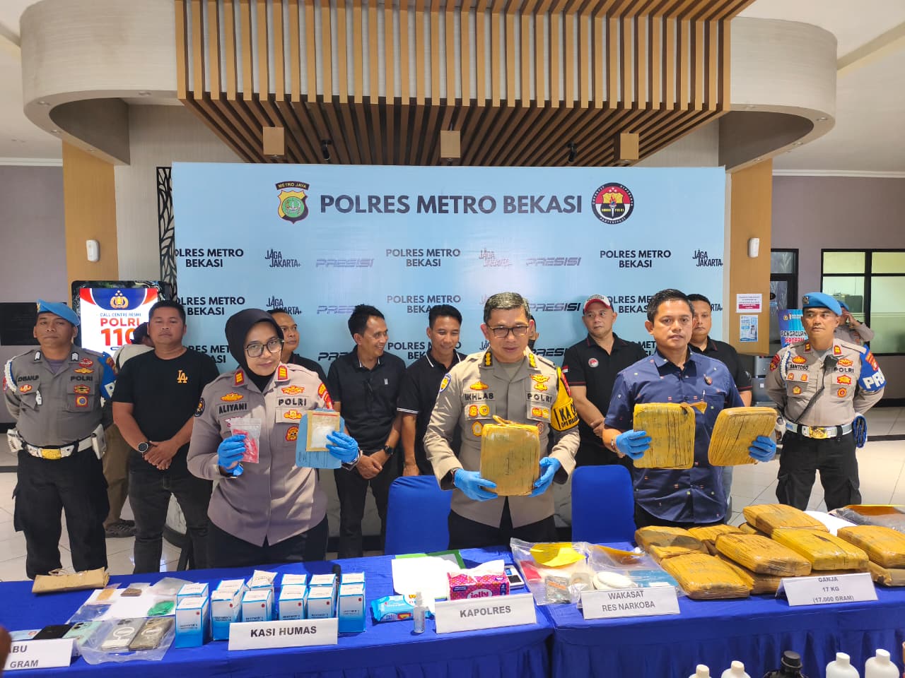 Polisi Bongkar ‘Pabrik’ Tembakau Sintetis di Babelan, Dua Pelaku Ditangkap