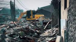 Enam Bangli Terakhir di Kali Harun Jatirahayu Akhirnya Diratakan