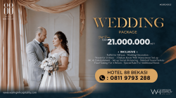 Hotel 88 Bekasi Hadirkan All-In Wedding Package Rp21 Juta untuk Wujudkan Pernikahan Berkesan