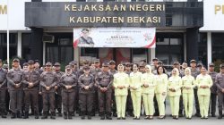 Insan Korps Adhyaksa di Bekasi Kenakan PDL Saat Upacara, Lambangkan Kesiapsiagaan